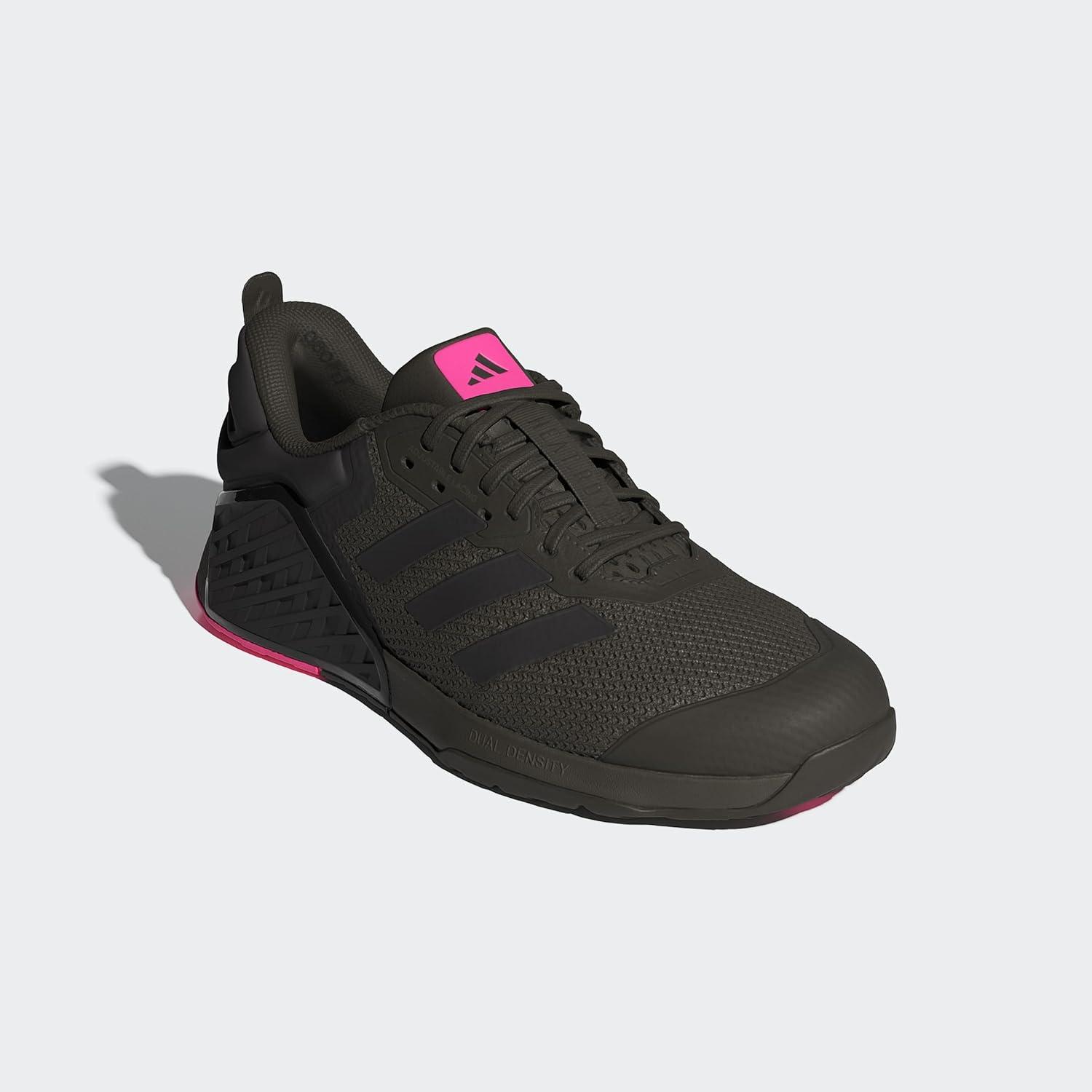 image:imageAdidas UnisexAdult Dropset 3 TrainerShadow OliveBlackLucid Pink
