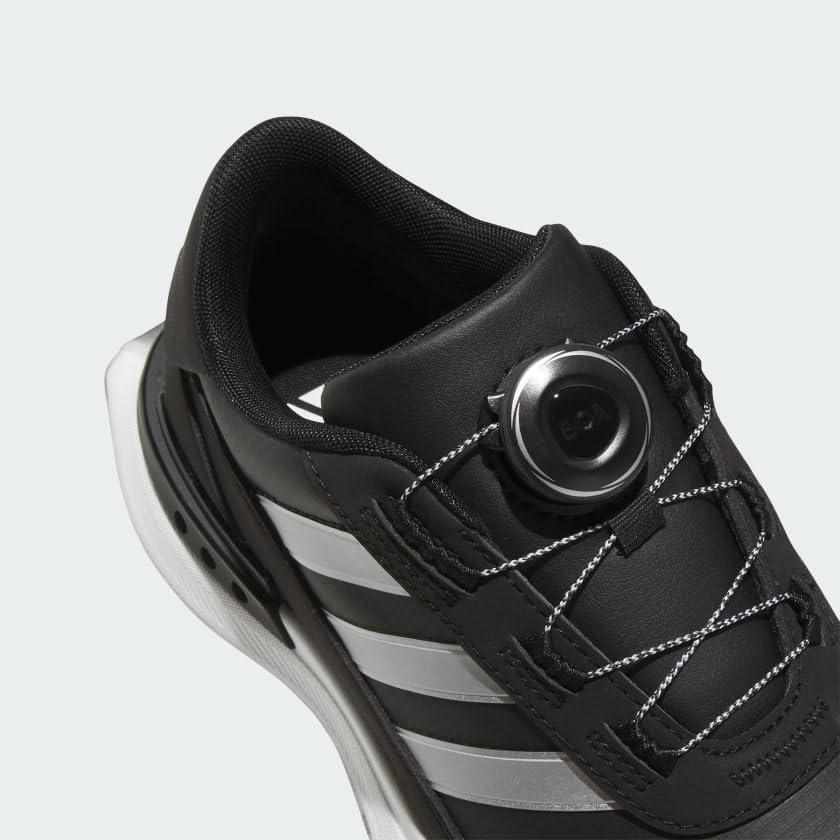 image:imageAdidas Womens S2g Spikeless Boa 24 Golf ShoesCore BlackSilver MetallicWonder Quartz