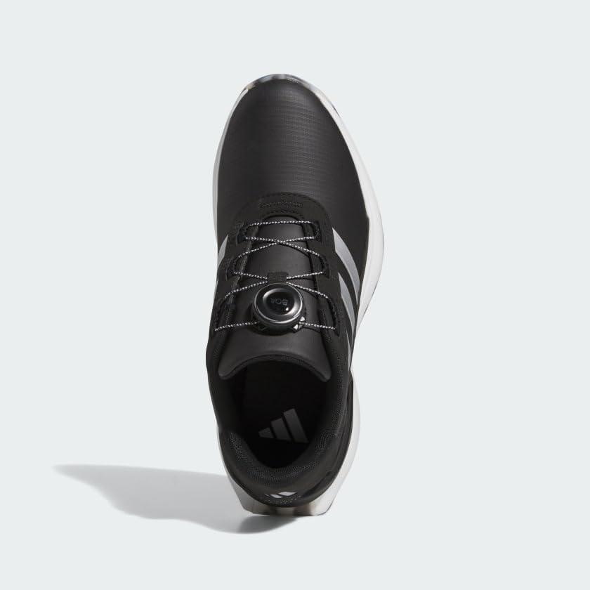 image:imageAdidas Womens S2g Spikeless Boa 24 Golf ShoesCore BlackSilver MetallicWonder Quartz