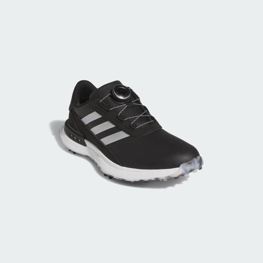 image:imageAdidas Womens S2g Spikeless Boa 24 Golf ShoesCore BlackSilver MetallicWonder Quartz