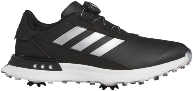 image:imageAdidas Womens S2g Spikeless Boa 24 Golf ShoesCore BlackSilver MetallicWonder Quartz