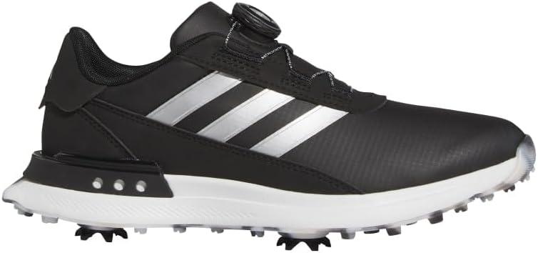 image:imageAdidas Womens S2g Spikeless Boa 24 Golf ShoesCore BlackSilver MetallicWonder Quartz