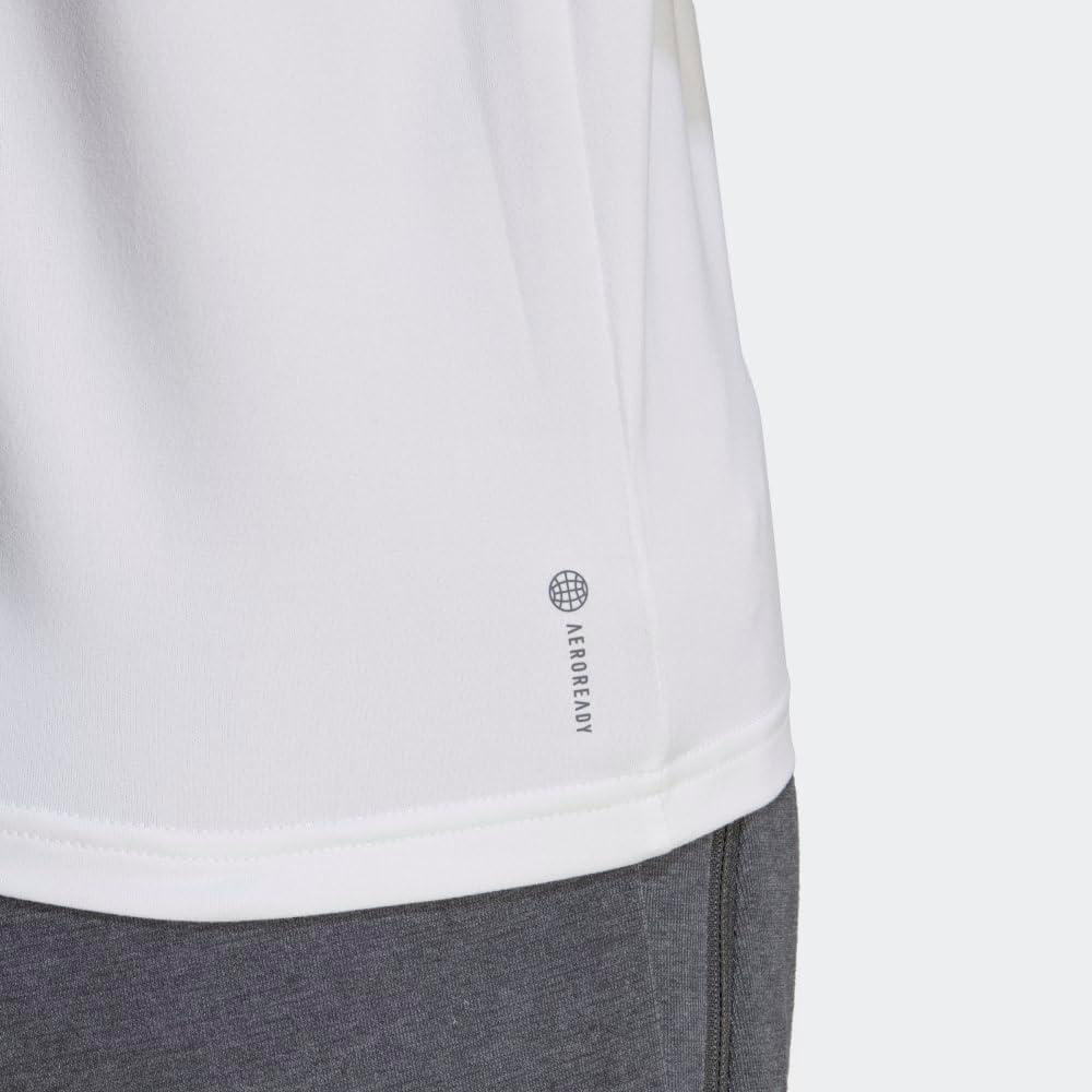 image:imageAdidas Womens Train Essentials 3Stripes TShirtWhiteBlack