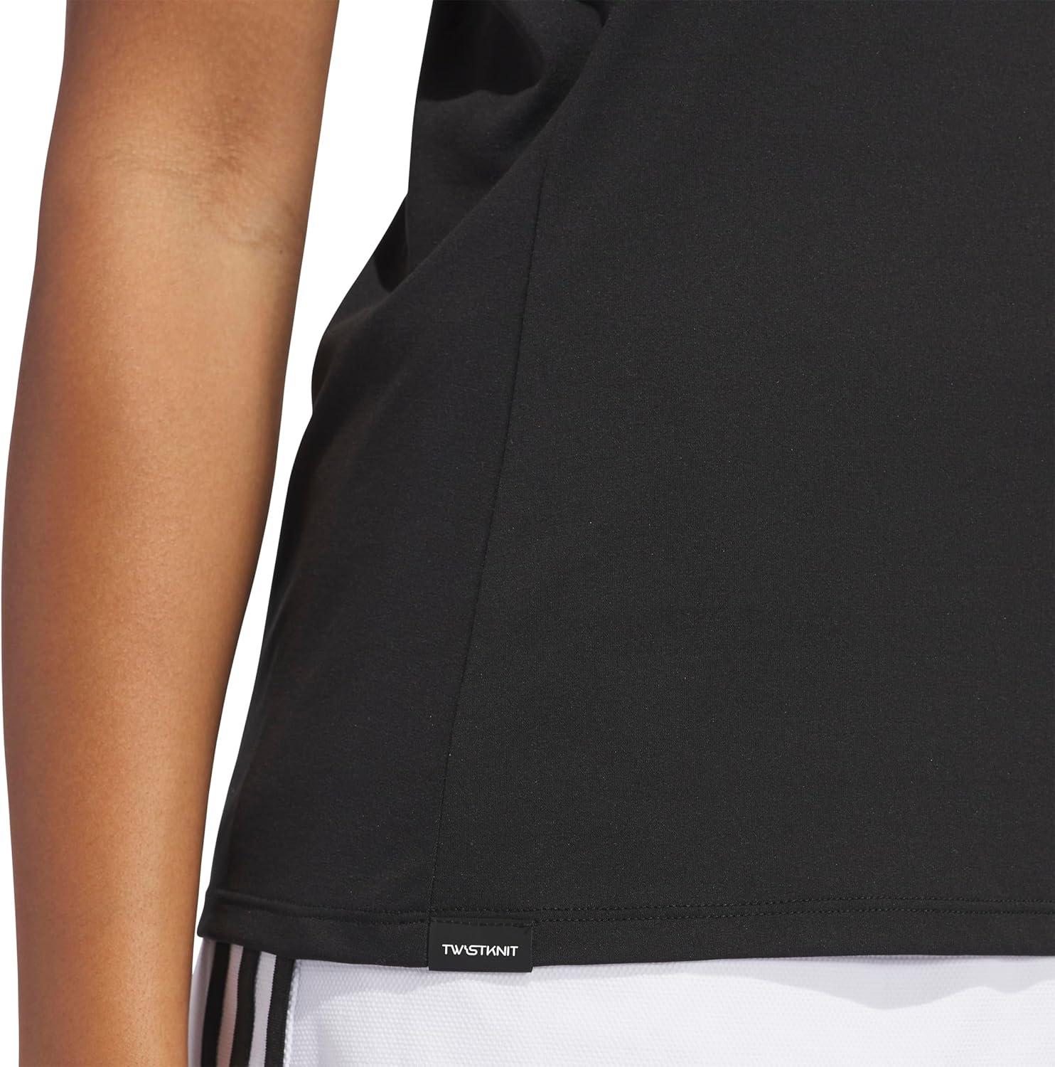 image:imageAdidas Womens Ultimate365 Tour Twistknit Polo ShirtBlack