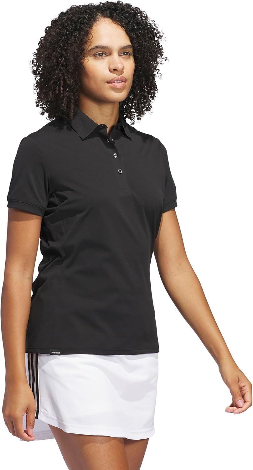 image:imageAdidas Womens Ultimate365 Tour Twistknit Polo ShirtBlack