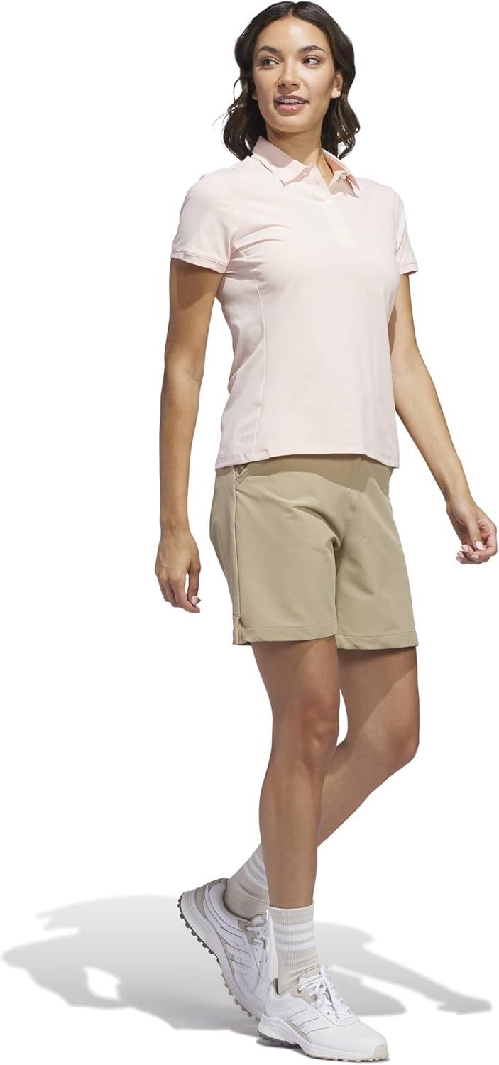 image:imageAdidas Womens Ultimate365 Tour Twistknit Polo ShirtBlush Pink