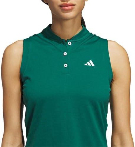image:imageAdidas Womens Ultimate365 Tour Twistknit Polo ShirtCollegiate Green
