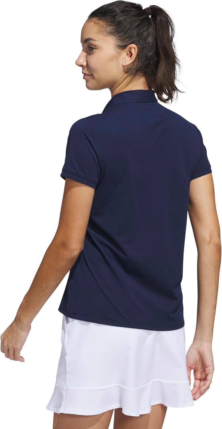 image:imageAdidas Womens Ultimate365 Tour Twistknit Polo ShirtCollegiate Navy