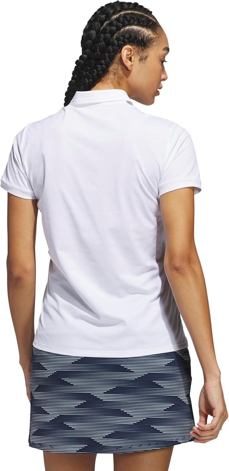 image:imageAdidas Womens Ultimate365 Tour Twistknit Polo ShirtWhite