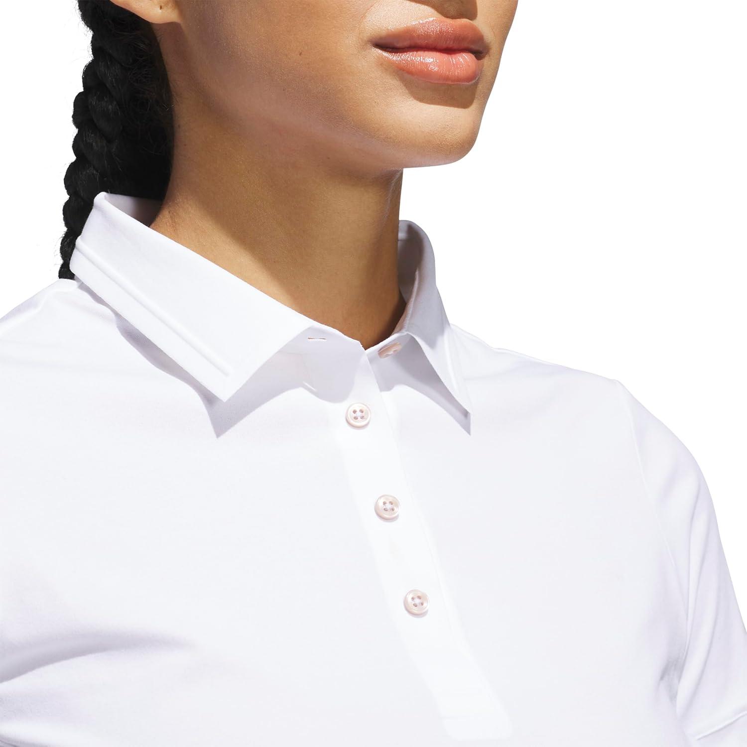 image:imageAdidas Womens Ultimate365 Tour Twistknit Polo ShirtWhite