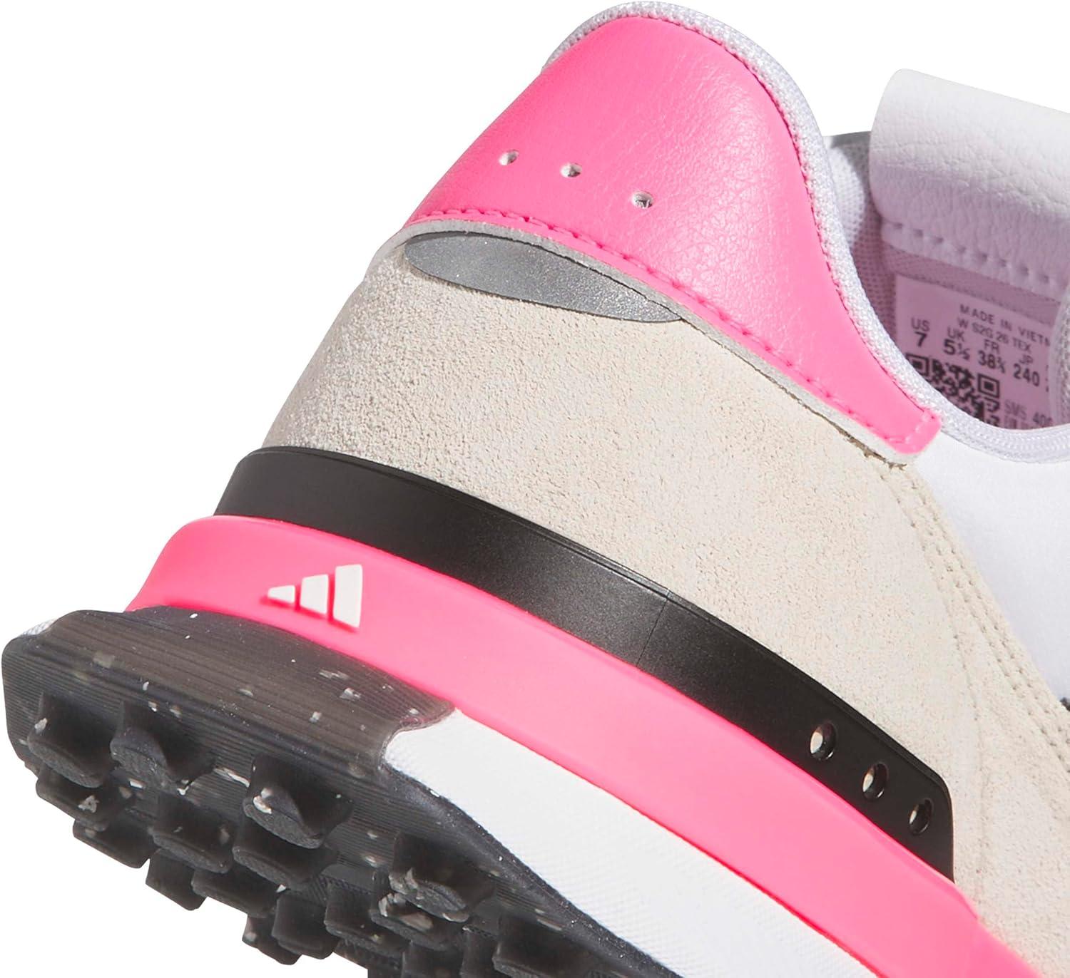 image:imageadidas Golf Womens S2G 26 Textile Spikeless Golf ShoesFtwr WhiteCore BlackLucid Pink