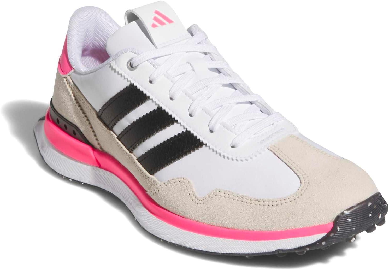 image:imageadidas Golf Womens S2G 26 Textile Spikeless Golf ShoesFtwr WhiteCore BlackLucid Pink