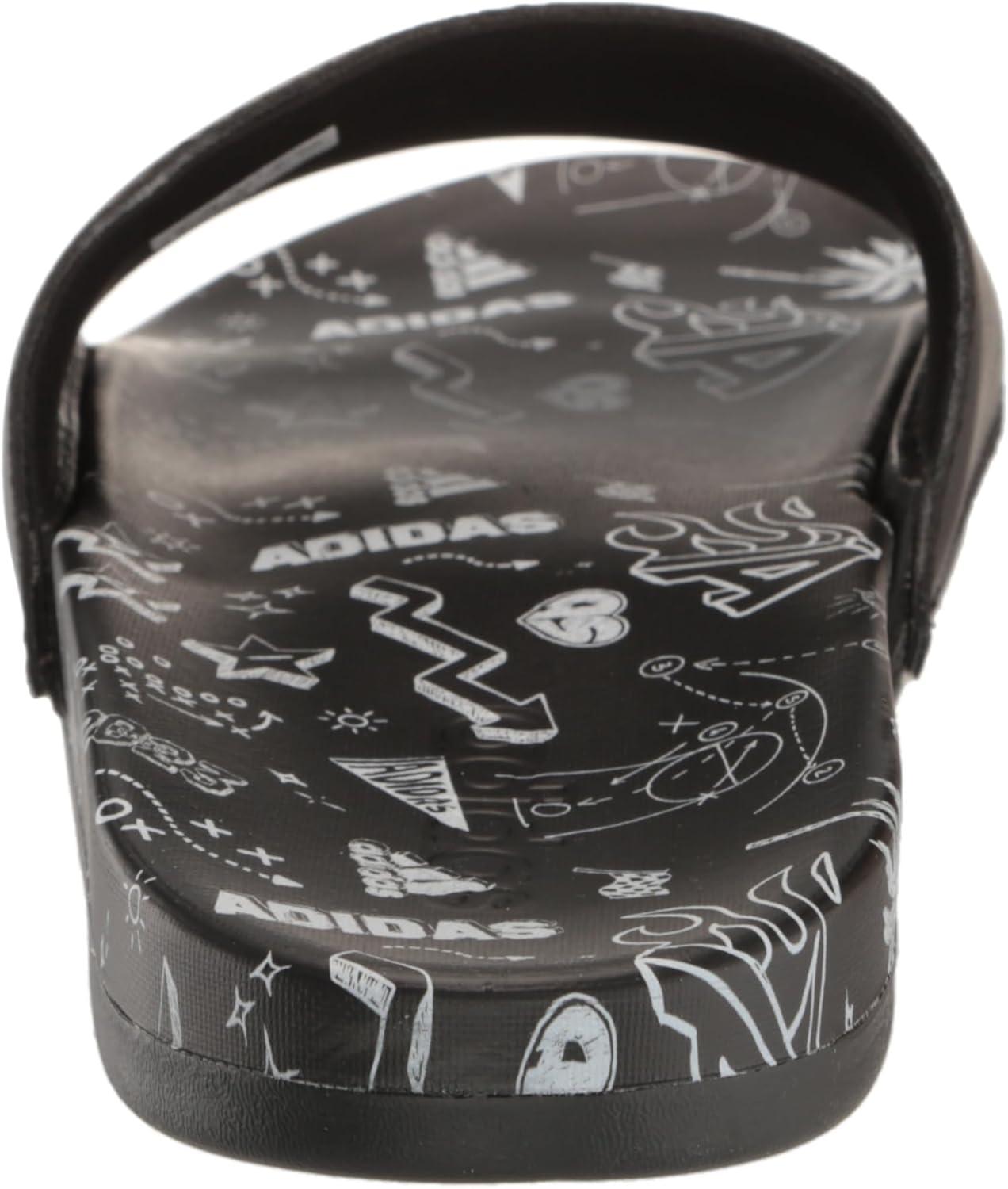 image:imageadidas Unisex Adult Adilette Comfort Slide SandalBlackBlackWhite 2021