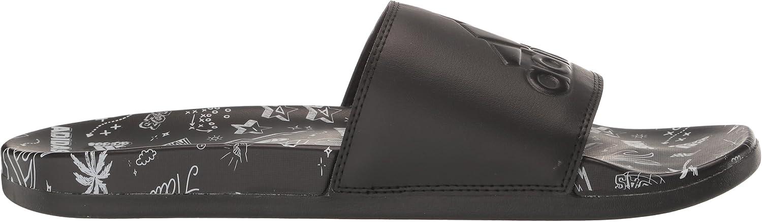 image:imageadidas Unisex Adult Adilette Comfort Slide SandalBlackBlackWhite 2021