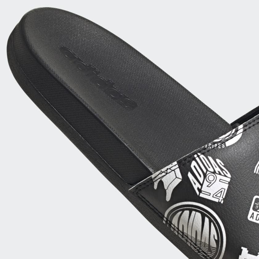 image:imageadidas Unisex Adult Adilette Comfort Slide SandalBlackBlackWhite2021