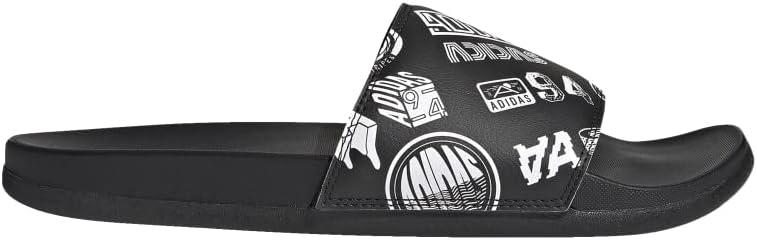 image:imageadidas Unisex Adult Adilette Comfort Slide SandalBlackBlackWhite2021
