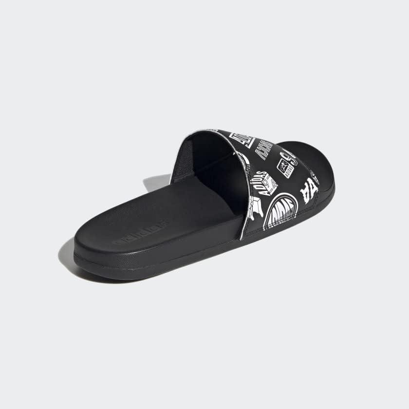image:imageadidas Unisex Adult Adilette Comfort Slide SandalBlackBlackWhite2021
