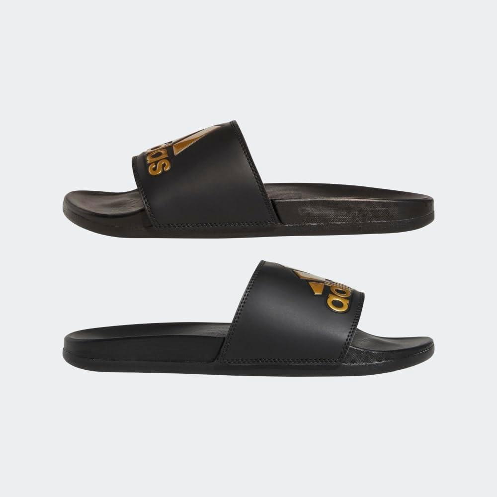 image:imageadidas Unisex Adult Adilette Comfort Slide SandalBlackGold MetallicBlack2022
