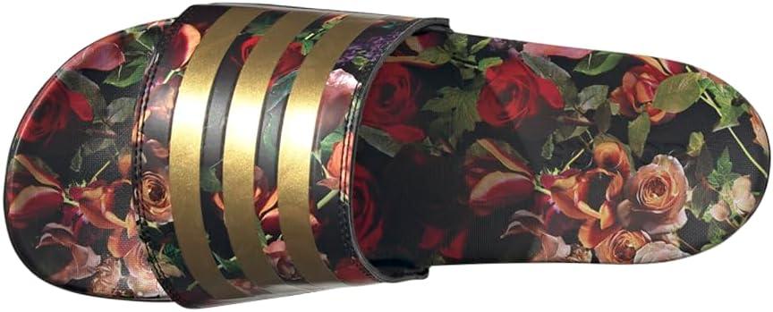 image:imageadidas Unisex Adult Adilette Comfort Slide SandalBlackGold MetallicMulti Color