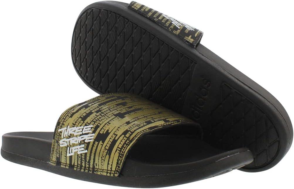image:imageadidas Unisex Adult Adilette Comfort Slide SandalBlackGoldAwesome