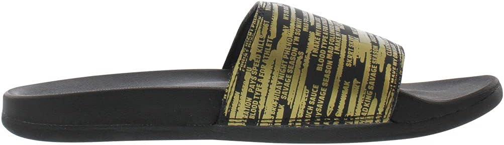 image:imageadidas Unisex Adult Adilette Comfort Slide SandalBlackGoldAwesome