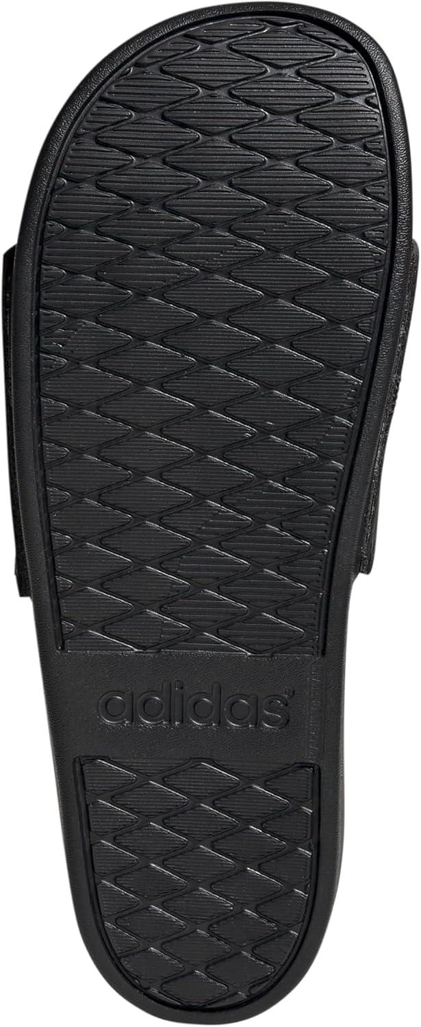 image:imageadidas Unisex Adult Adilette Comfort Slide SandalBlackLucid BlueCharcoal