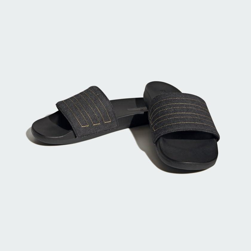 image:imageadidas Unisex Adult Adilette Comfort Slide SandalBlackPreloved YellowBlack