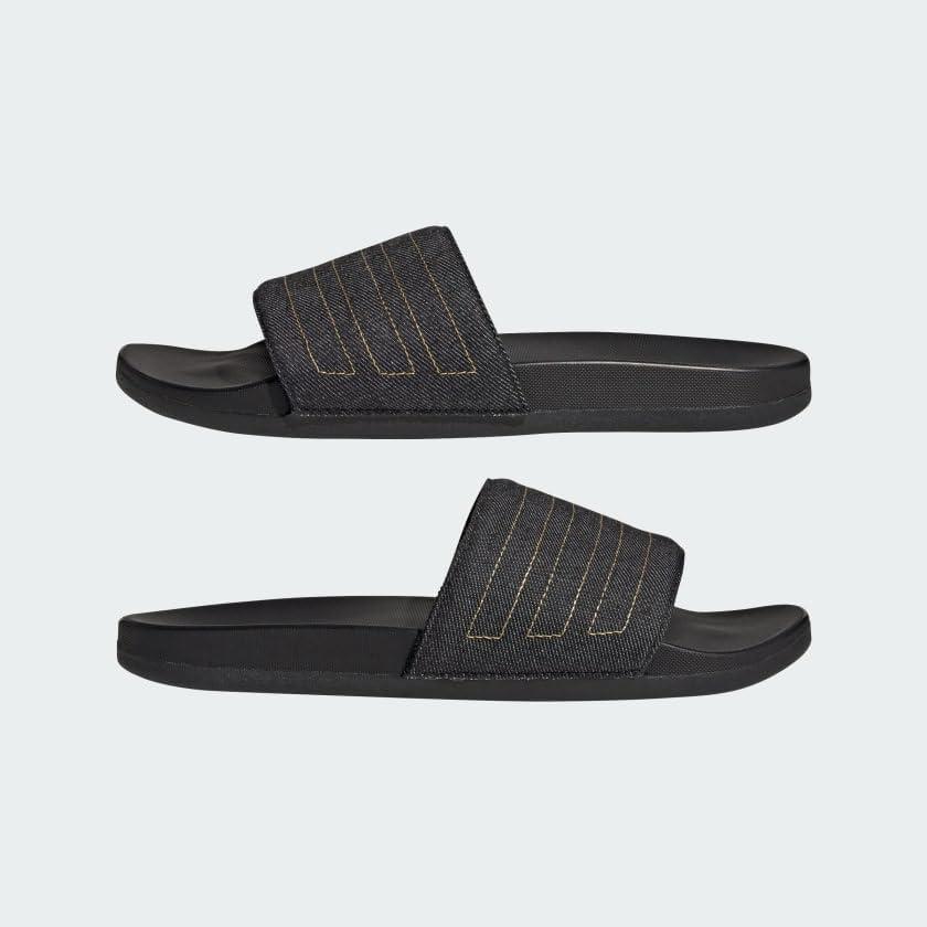 image:imageadidas Unisex Adult Adilette Comfort Slide SandalBlackPreloved YellowBlack