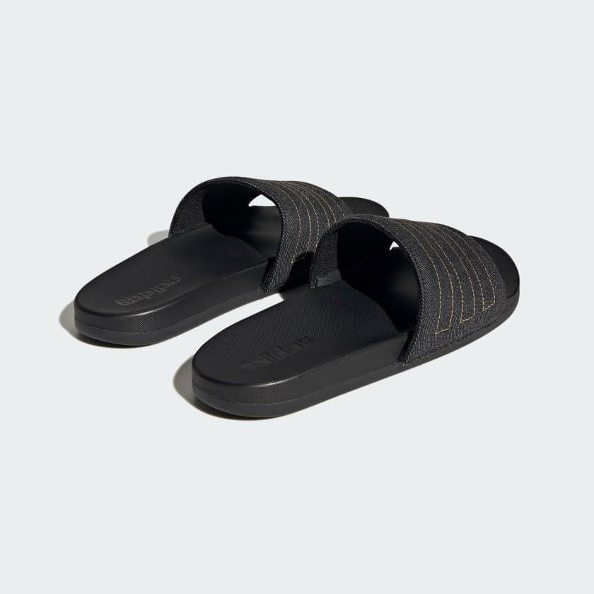 image:imageadidas Unisex Adult Adilette Comfort Slide SandalBlackPreloved YellowBlack