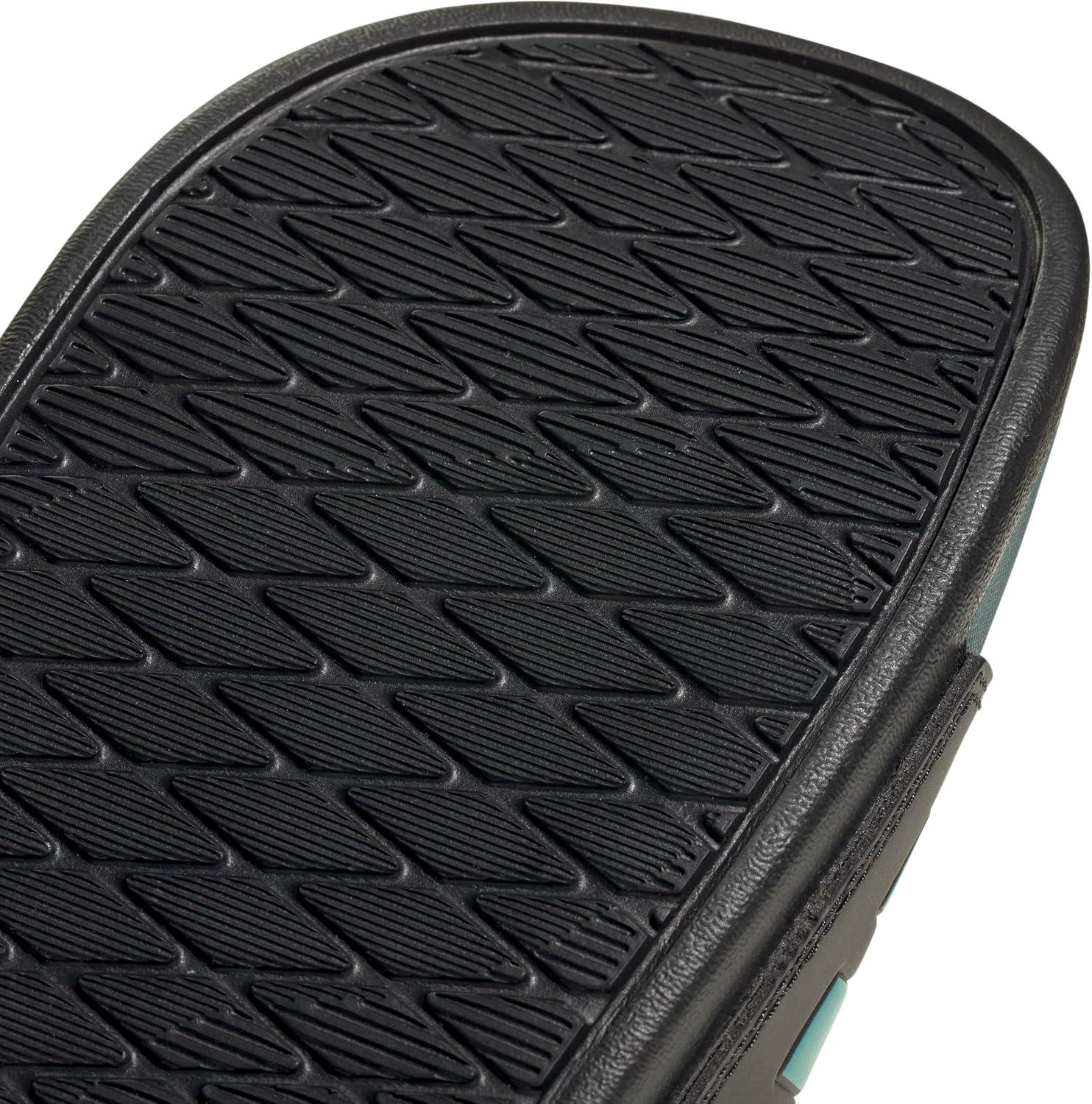 image:imageadidas Unisex Adult Adilette Comfort Slide SandalBlackPure TealPreloved Teal