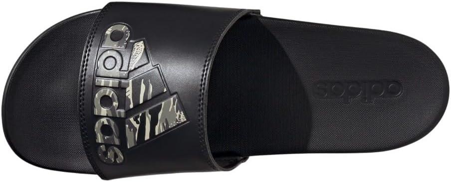 image:imageadidas Unisex Adult Adilette Comfort Slide SandalBlackSilver PebbleBlack