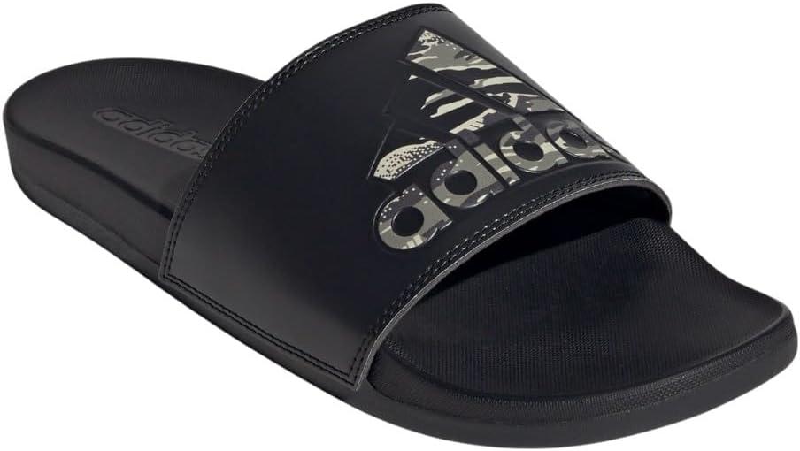 image:imageadidas Unisex Adult Adilette Comfort Slide SandalBlackSilver PebbleBlack