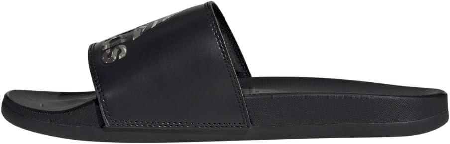 image:imageadidas Unisex Adult Adilette Comfort Slide SandalBlackSilver PebbleBlack