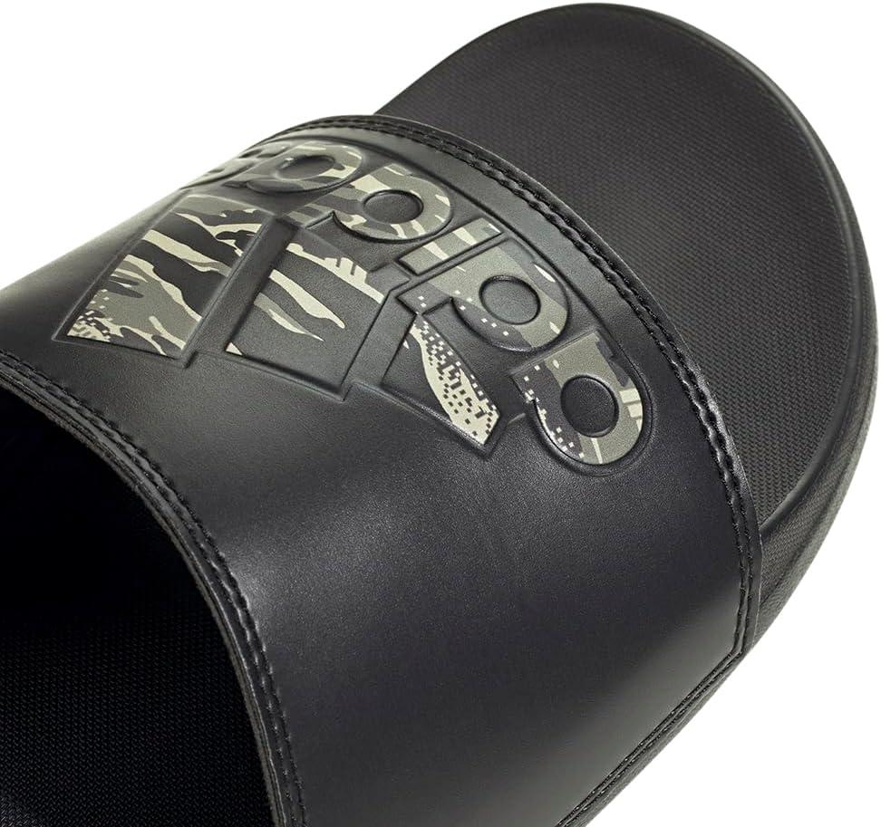 image:imageadidas Unisex Adult Adilette Comfort Slide SandalBlackSilver PebbleBlack