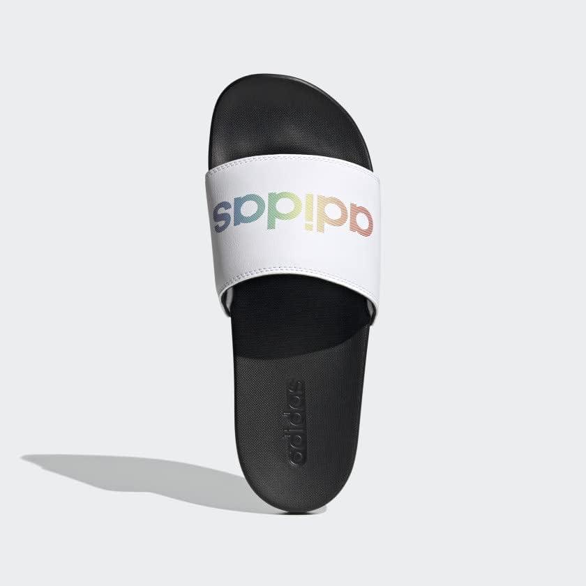 image:imageadidas Unisex Adult Adilette Comfort Slide SandalBlackWhiteMulticolor