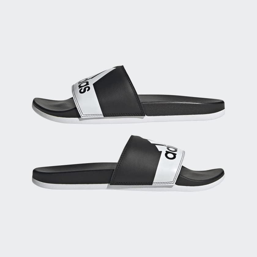image:imageadidas Unisex Adult Adilette Comfort Slide SandalBlackWhiteWhite