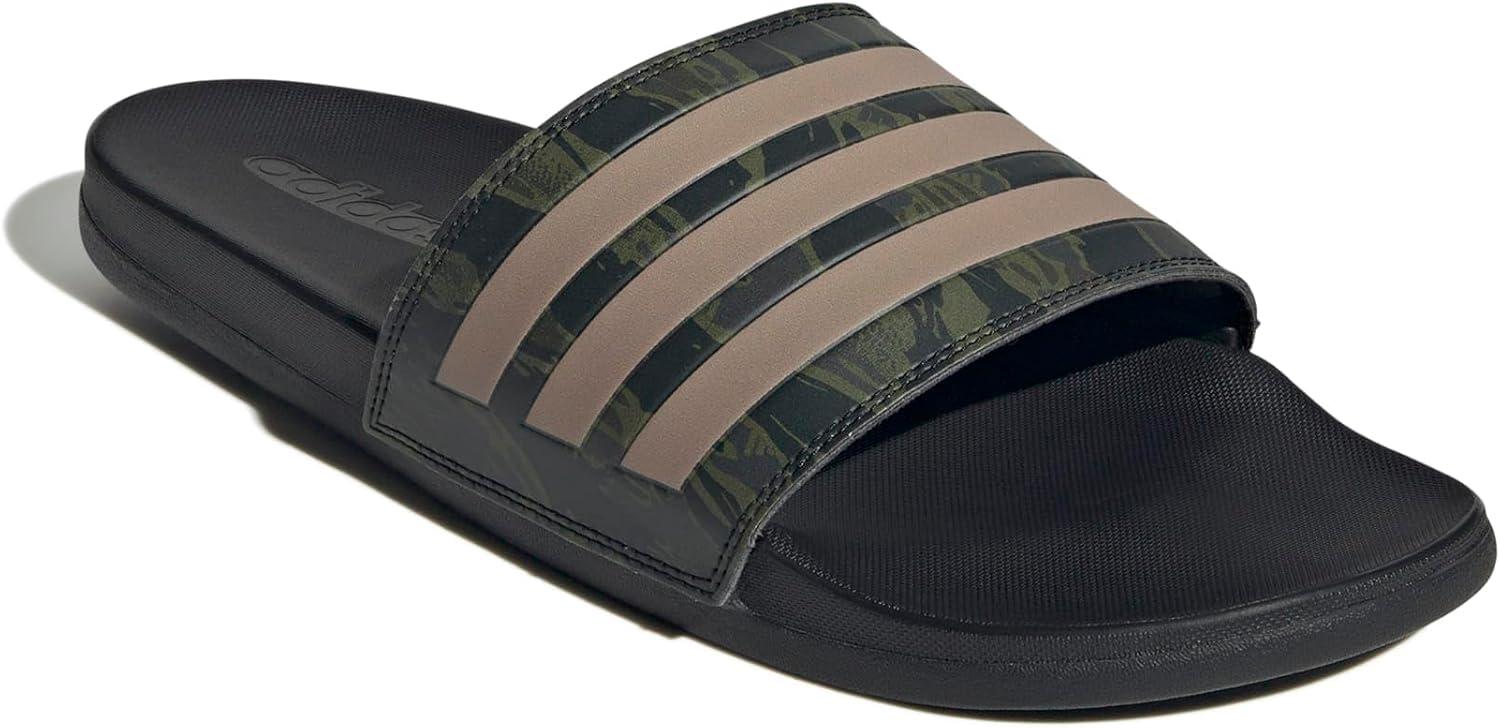 image:imageadidas Unisex Adult Adilette Comfort Slide SandalCarbonBlanch CargoCarbon