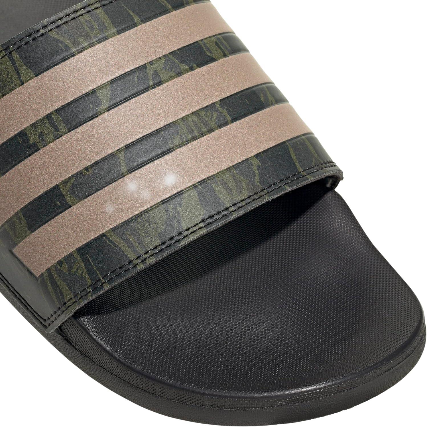 image:imageadidas Unisex Adult Adilette Comfort Slide SandalCarbonBlanch CargoCarbon