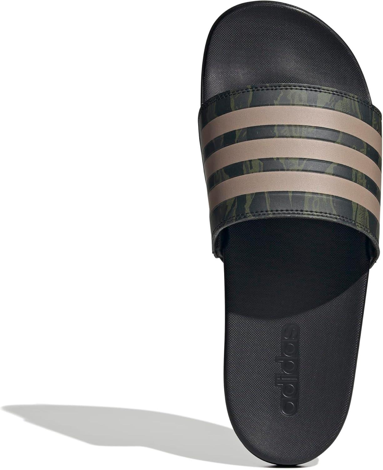 image:imageadidas Unisex Adult Adilette Comfort Slide SandalCarbonBlanch CargoCarbon