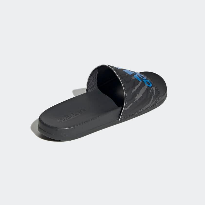 image:imageadidas Unisex Adult Adilette Comfort Slide SandalCarbonBlue RushCarbon