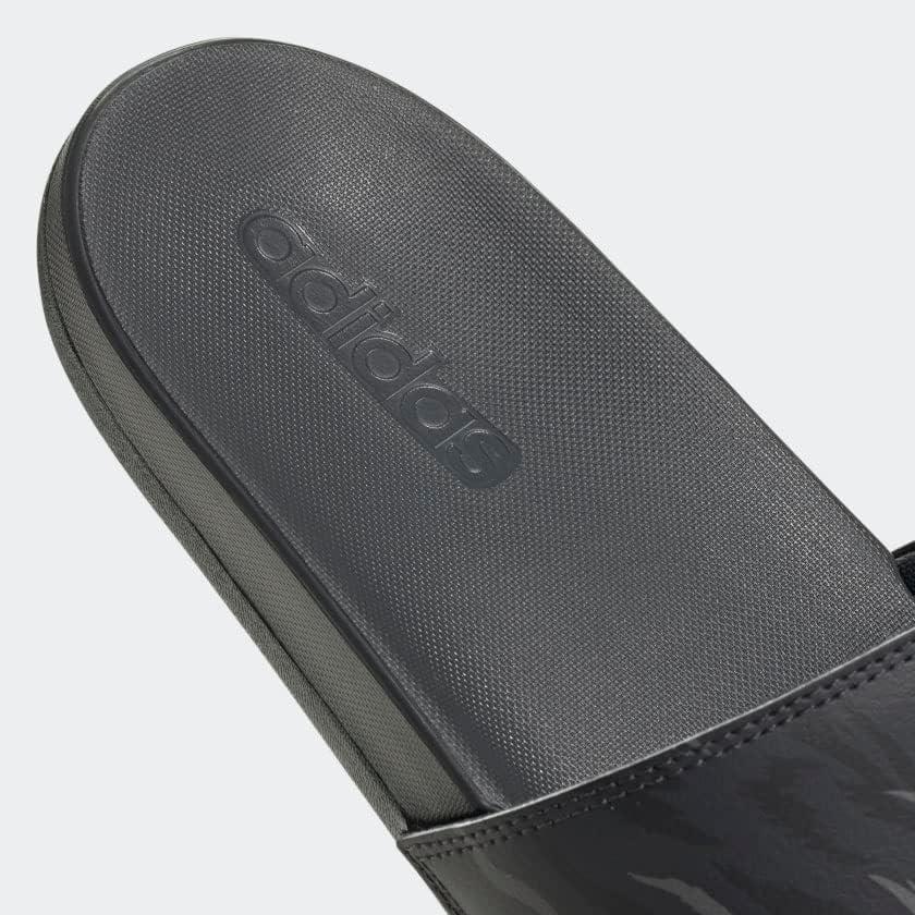 image:imageadidas Unisex Adult Adilette Comfort Slide SandalCarbonBlue RushCarbon