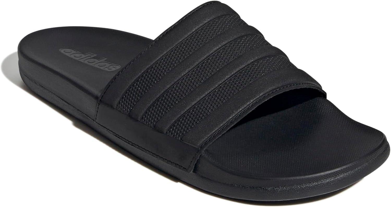 image:imageadidas Unisex Adult Adilette Comfort Slide SandalCore BlackCore BlackBlack