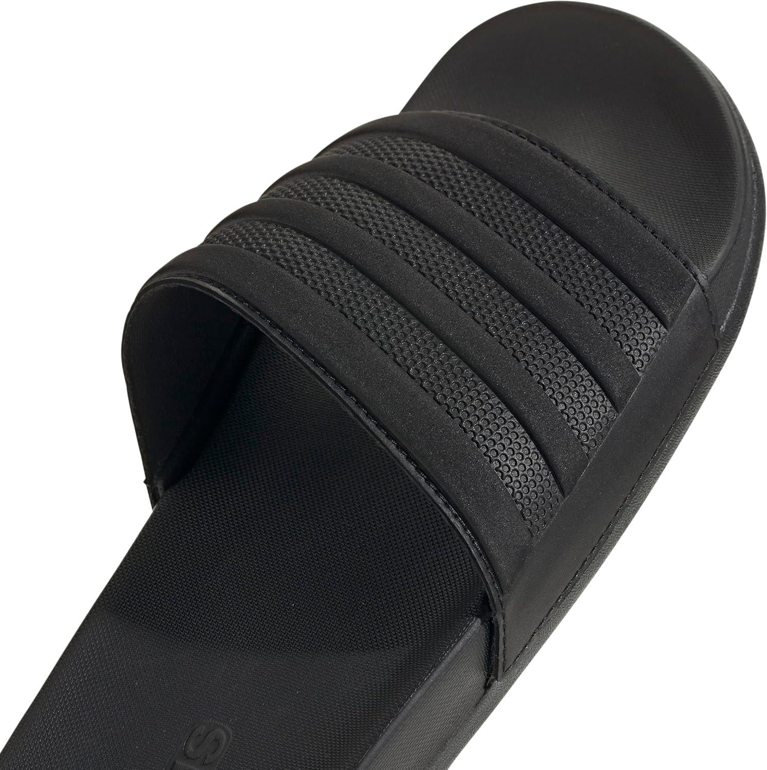 image:imageadidas Unisex Adult Adilette Comfort Slide SandalCore BlackCore BlackBlack