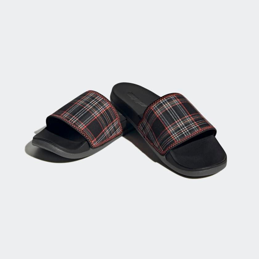 image:imageadidas Unisex Adult Adilette Comfort Slide SandalCore BlackGrey SixGrey Two