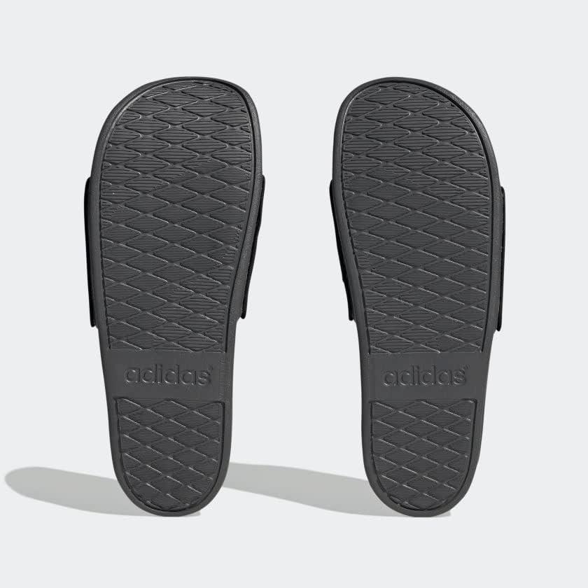 image:imageadidas Unisex Adult Adilette Comfort Slide SandalCore BlackGrey SixGrey Two