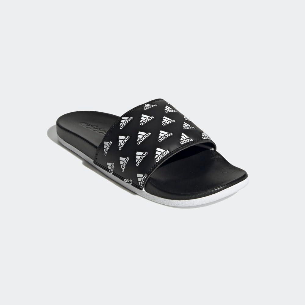 image:imageadidas Unisex Adult Adilette Comfort Slide SandalCore BlackWhiteWhite