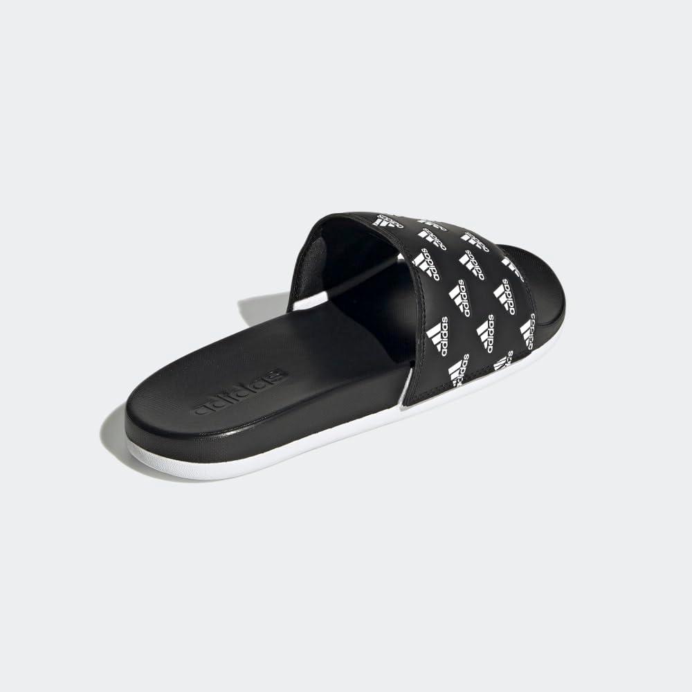 image:imageadidas Unisex Adult Adilette Comfort Slide SandalCore BlackWhiteWhite