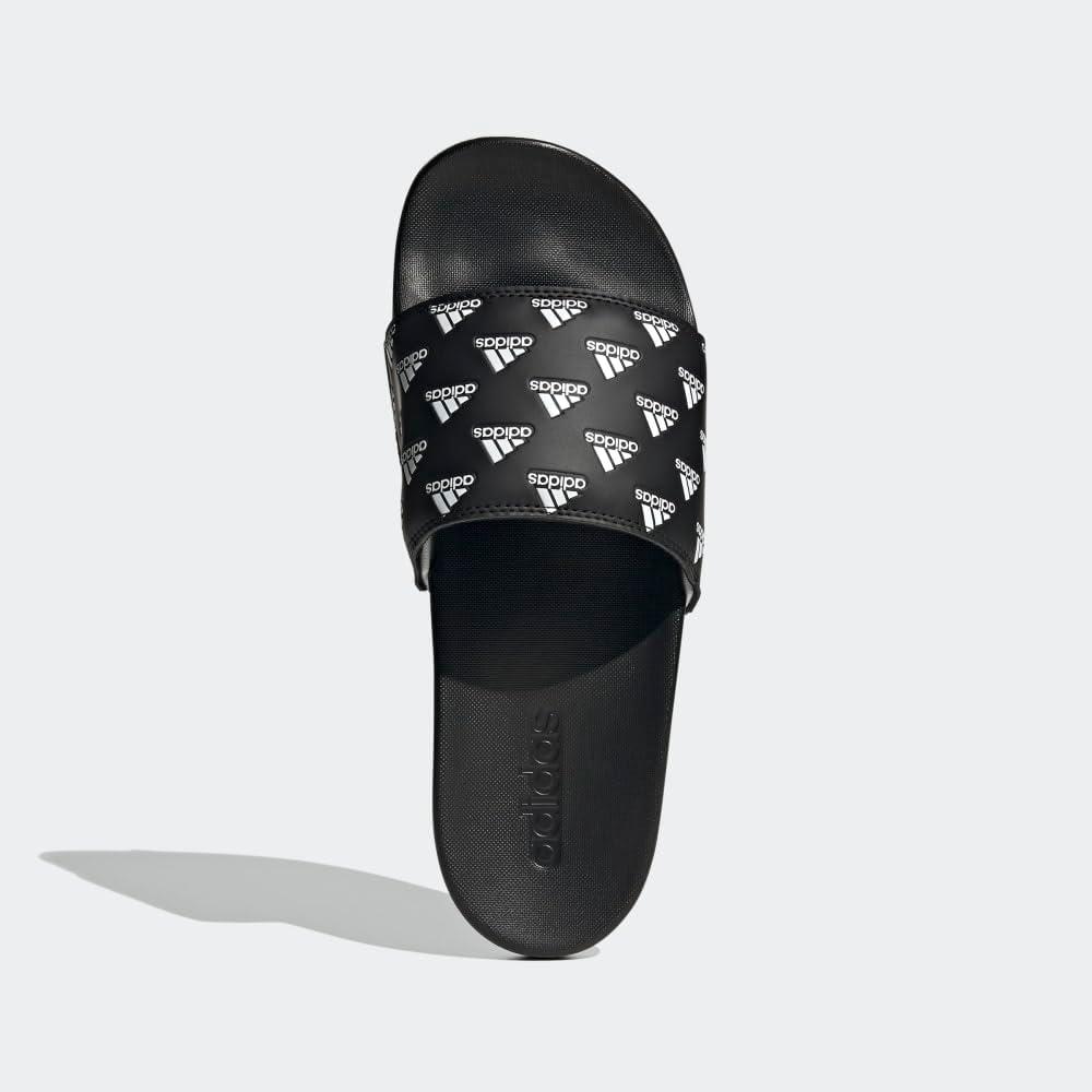 image:imageadidas Unisex Adult Adilette Comfort Slide SandalCore BlackWhiteWhite