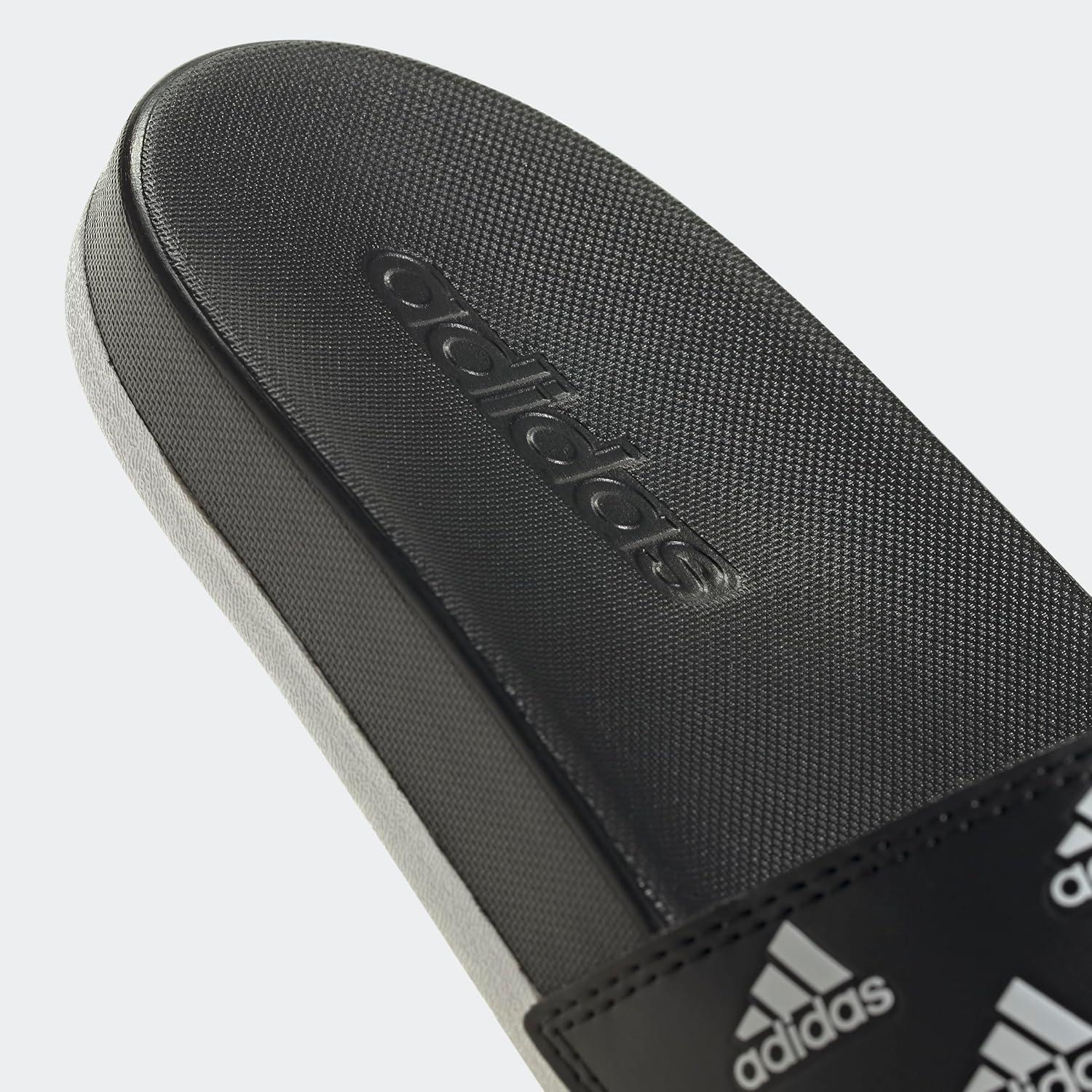 image:imageadidas Unisex Adult Adilette Comfort Slide SandalCore BlackWhiteWhite