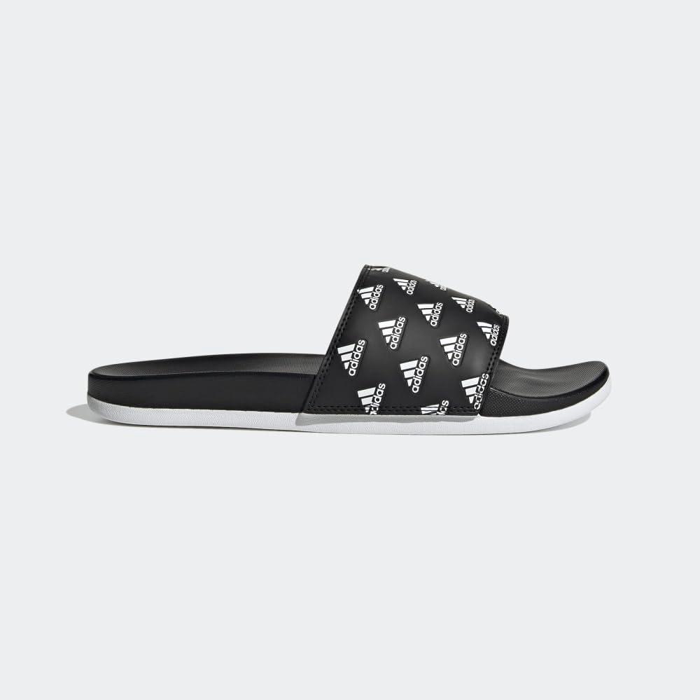 image:imageadidas Unisex Adult Adilette Comfort Slide SandalCore BlackWhiteWhite
